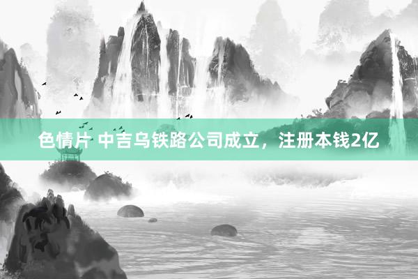 色情片 中吉乌铁路公司成立，注册本钱2亿