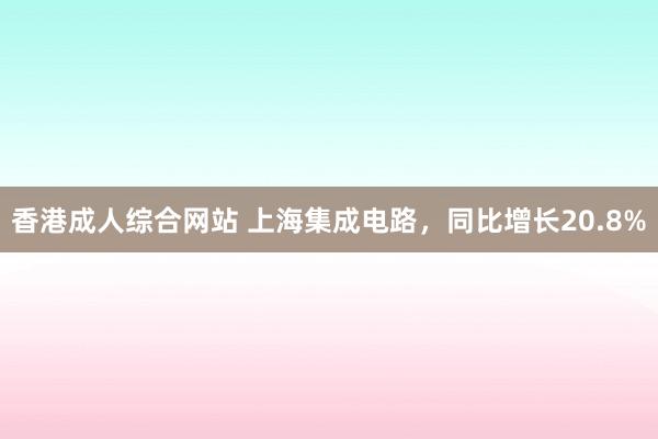 香港成人综合网站 上海集成电路，同比增长20.8%