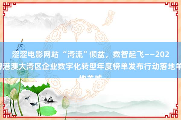 涩涩电影网站 “湾流”倾盆，数智起飞——2024粤港澳大湾区企业数字化转型年度榜单发布行动落地羊城