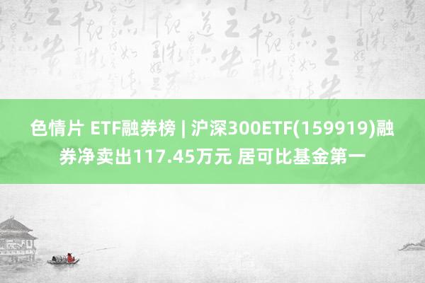 色情片 ETF融券榜 | 沪深300ETF(159919)融券净卖出117.45万元 居可比基金第一