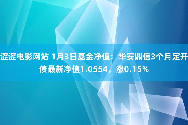 涩涩电影网站 1月3日基金净值：华安鼎信3个月定开债最新净值1.0554，涨0.15%