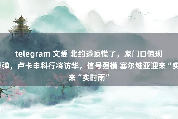 telegram 文爱 北约透顶慌了，家门口惊现中国导弹，卢卡申科行将访华，信号强横 塞尔维亚迎来“实时雨”